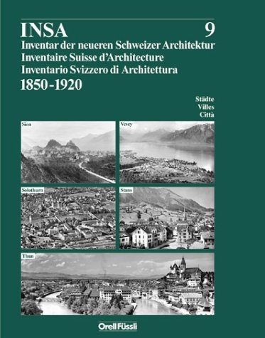 <p>Inventar der neuen Schweizer Architektur 1850-1920 . Band 9  Sion Solothurn Stans Thun Vevey  . Buch guter Zustand , auf Bestellung lieferbar</p>